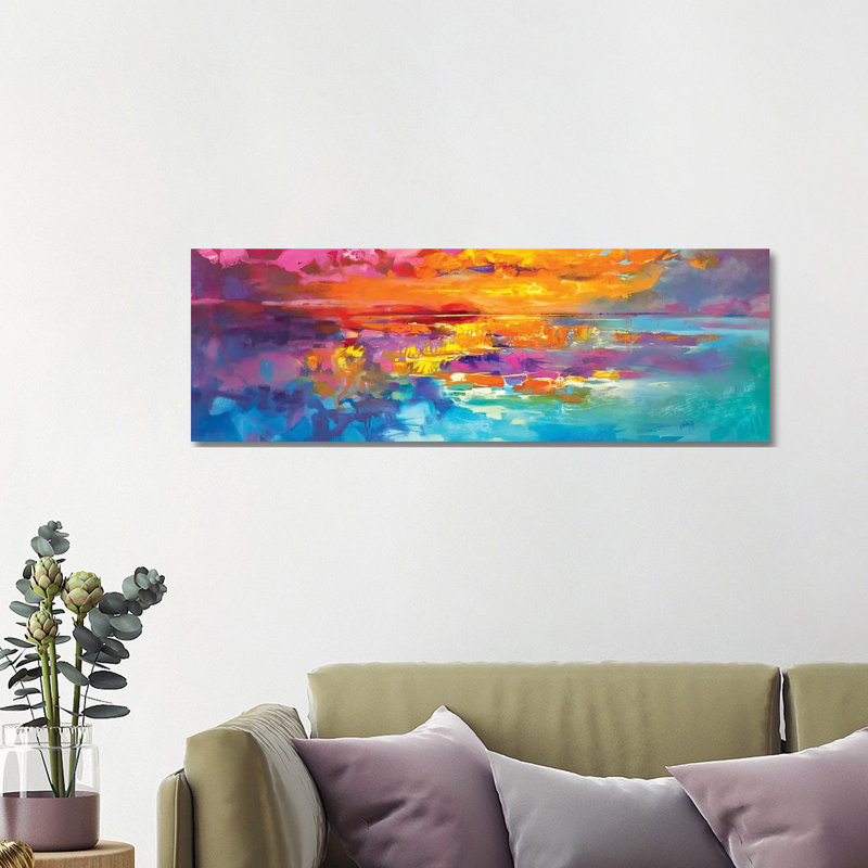 Spectrum Sunrise by Scott Naismith - Panoramic Print on Canvas, Wrapped Canvas, 121.92 cm H x 40.64 cm W x 1.91 cm D