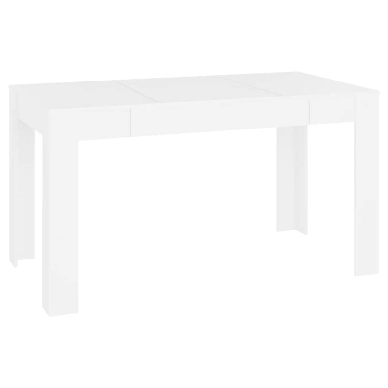 Gille Dining Table, White, White
