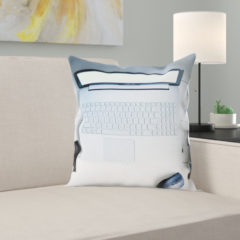 Microsuede Throw Pillow