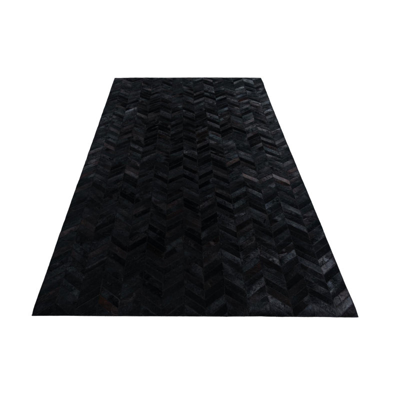 Tapis noir Juliana