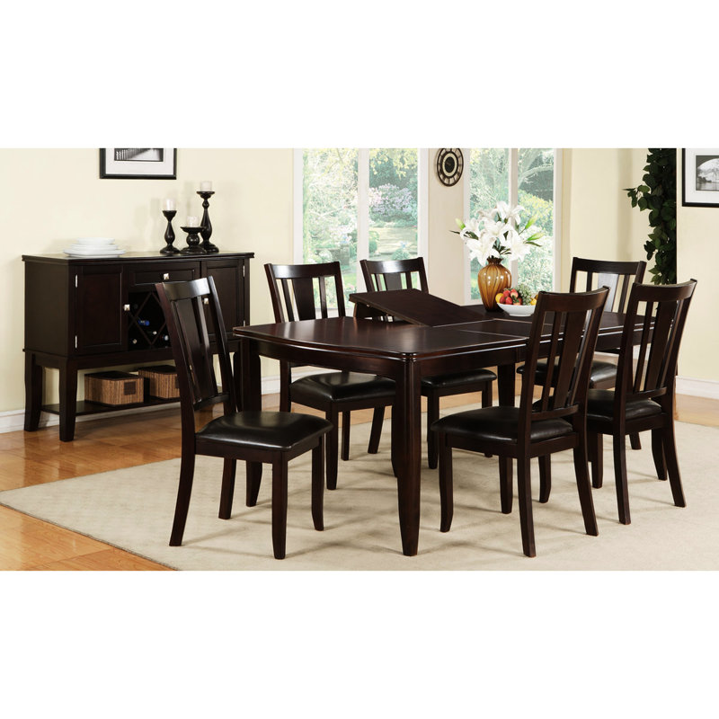 Chaises de salle à manger contemporaines en similicuir brun (lot de 2) - Assise moderne et élégante avec 2 coussins, design ravissant
