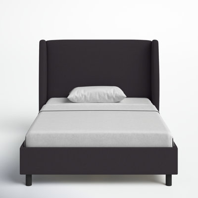Tilly Linen Upholstered Wingback Bed