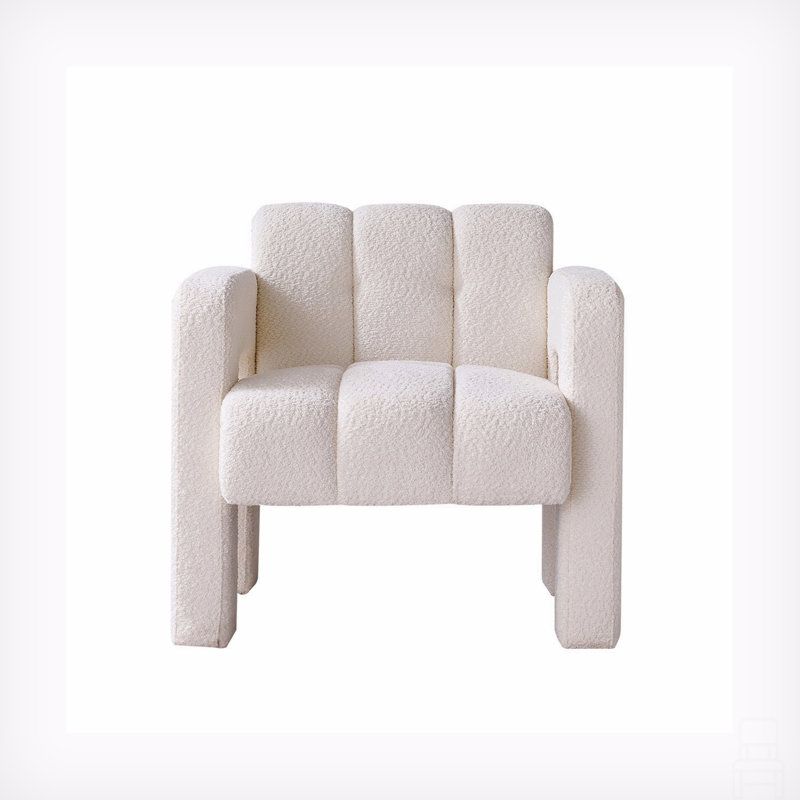 Fauteuil d'appoint 31,25 po Twyla, Beige