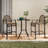 3 - Piece Outdoor Dining Set With Cushions, Patio Pe Wicker Bar Stool And Bistro Bar Table With Metal Frame, Farmhouse Conversation Set For Porch/Yard/Poolside/Cafe-421430214