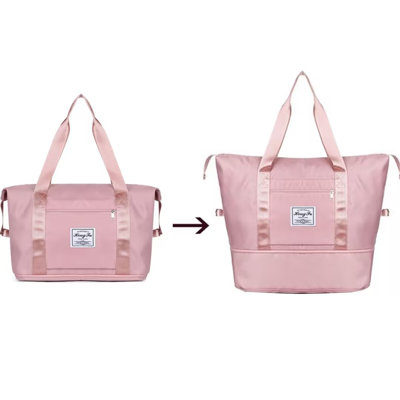 Travel Duffel Bag Large Capacity Foldable Sports Tote Gym Bag With Dry And Wet Separation
