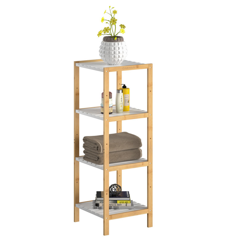 Dinges Bamboo Freestanding Bathroom Shelves