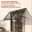 Auvent fixe en métal Awntech Bahama Shutter-10696687-112600963