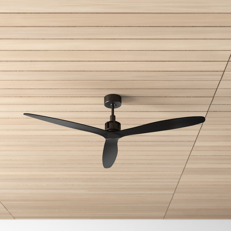 52" Zelda 3 - Blade Standard Ceiling Fan with Remote Control