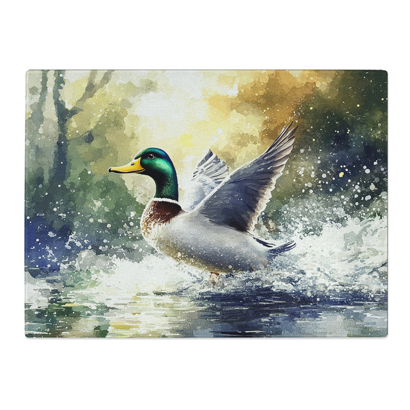 Duck Vol.1  Glass Chopping Board