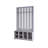 Hall Tree In Melamine, Open Storage Y Coat Space