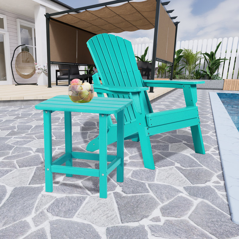 Rectangular Outdoor Side Table , 46cm cm W 35.5cm cm D, Aruba