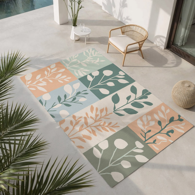 Tapis intérieur et extérieur Vine, Rectangle 9 pi x 12 pi