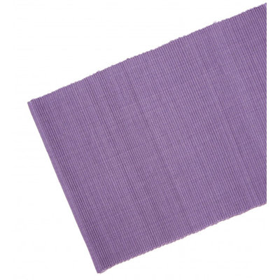 Chemin de table côtelé mauve