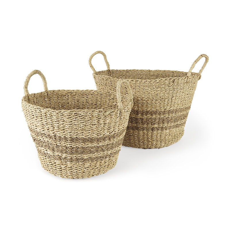 Ensemble de 2 paniers en ruppie maritime