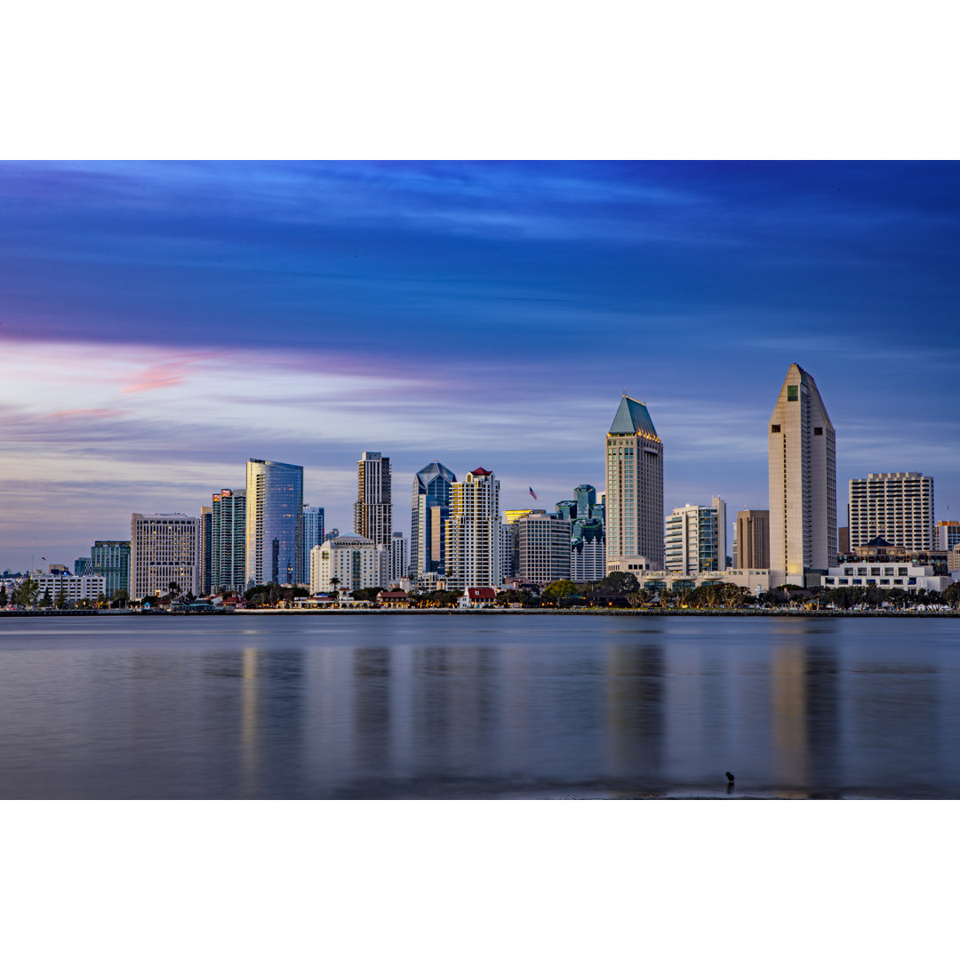 San Diego Skyline von Justin Bartels - Kunstdrucke auf Leinwand