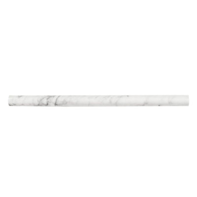 Moulure à crayons en marbre Bianco Carrara