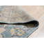 Blue Hand-Knotted Wool Floral Symmetry Geometric Modern Contemporary Carpet Rug-502212513