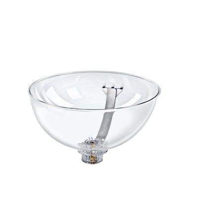 14" Bowl Display with Curved Metal Arm for Pegboard/Slatwall