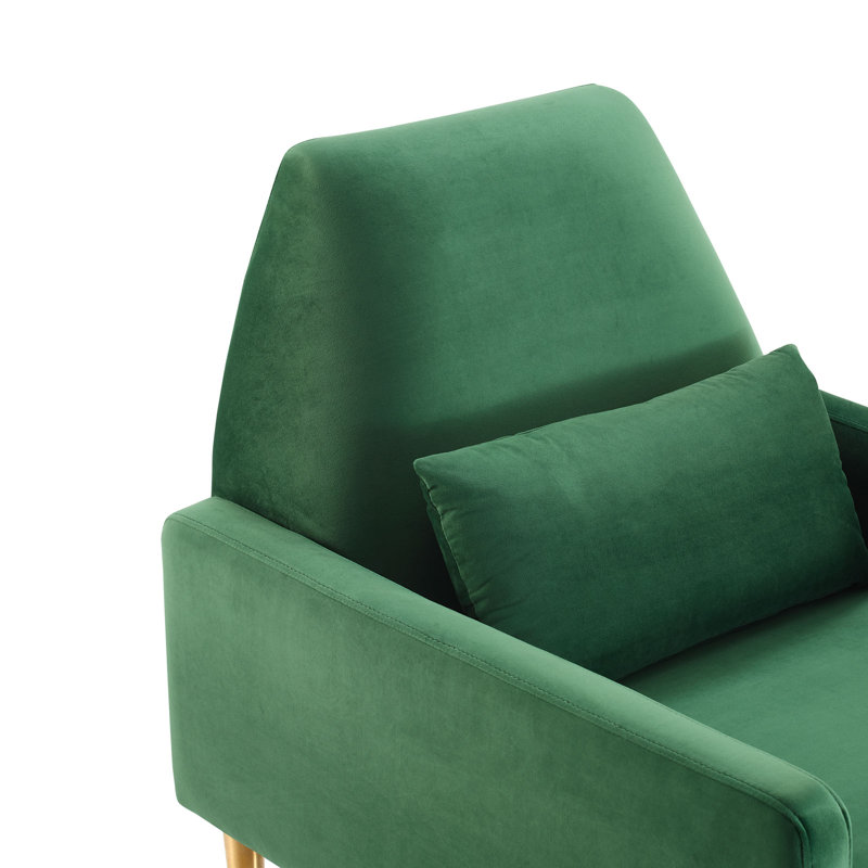 Fauteuil Liliana Performance Velvet par Modway, Velours vert