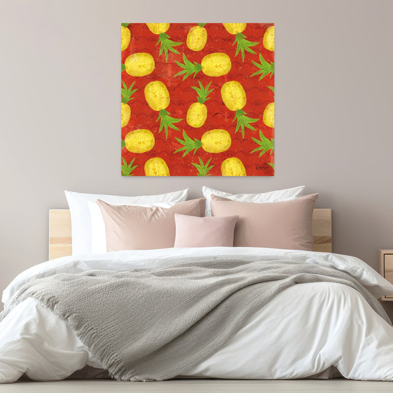 Good Vibes, motif tropical, été, art tropical, H 32 po x l 32 po