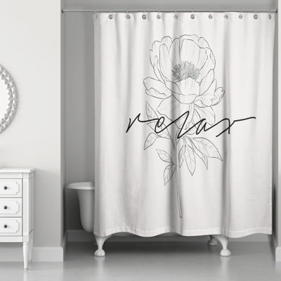 Rideau de douche Relax Poppy