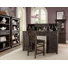 Writing Desk With Printer Stand And Bookcase
