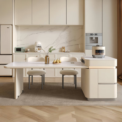 Modern and Simple Cream-style Dining Table