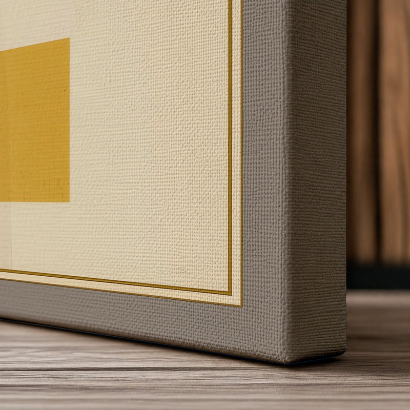 Study in Tan Botanical - Wrapped Canvas, 18x12 - 45.7 x 30.5 cm, Taupe Border