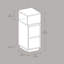 Anushan 25cm W Manufactured Wood Bedside Table-595404820