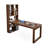 Light-walnut Rectangular Solid Wood desk-1253497315