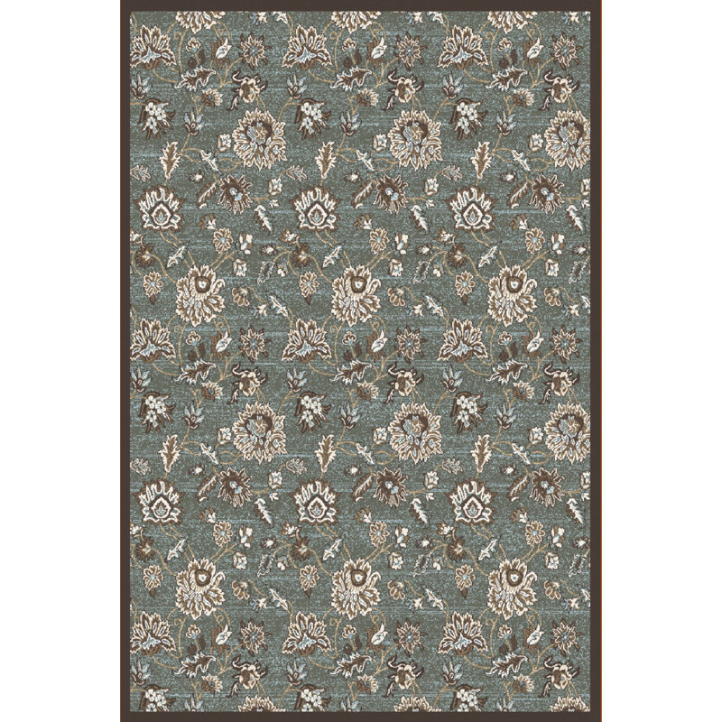 Abstract Indoor Rug, Rectangle 3'3" X 4'11"