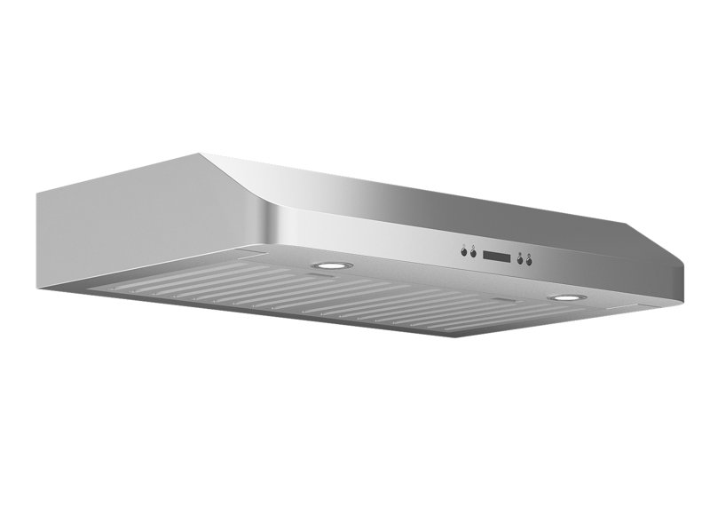 Ancona 30" Stainless Steel 325 CFM Ducted (Vented) Under Cabinet Range Hood with Baffle Filter, Stainless Steel