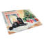 Chow Chow Cozy Christmas Glass Cutting Board Large