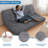 Daybed Folding Futon Mattress Twin Size, Thick Futons Sofa Couch Bed For Adults(Frame Not Included)