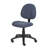 Jea Swivel Posture Chair, Contoured Seat And Back, Black Tweed, Wheels-117561172
