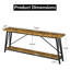 Table de bout 70,9 po pour canapé d'entrée industrielle-135320396