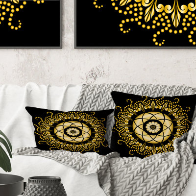 Coussin Vibrant Flower Mandala
