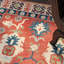 Adrien Oriental Handmade Tufted Wool Red/Beige/Blue Area Rug-1782419972