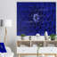 Photographie « abstract blue floral design »-34993005-34992992