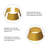 22"D Gold Hammer-harden Metal Tree Collar(KD)-111236413-70594166