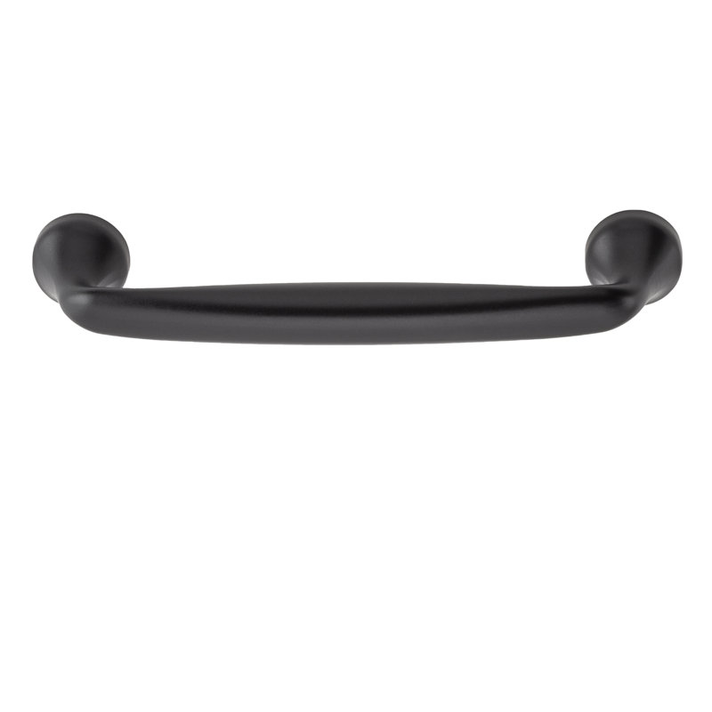 Mason 4-1/4" Matte Black Bar Pull Multipack, Matte Black, 4.25"