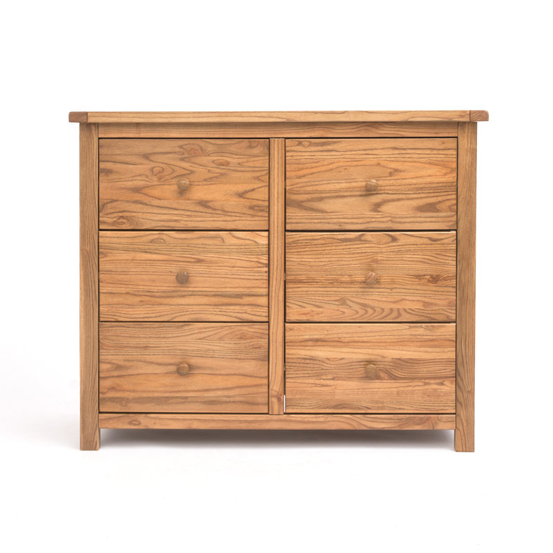 Augeron 110cm W 6 - Drawer Chest of Drawers
