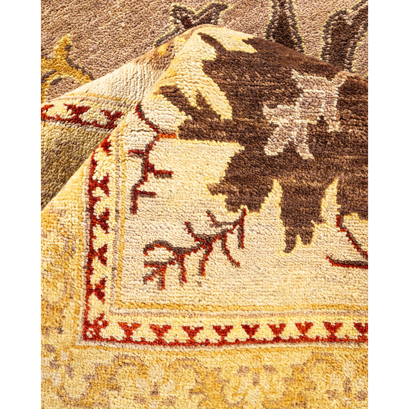 Velisha One-of-a-Kind 8' 10" x 12' 2" Hand Knotted Area Rug