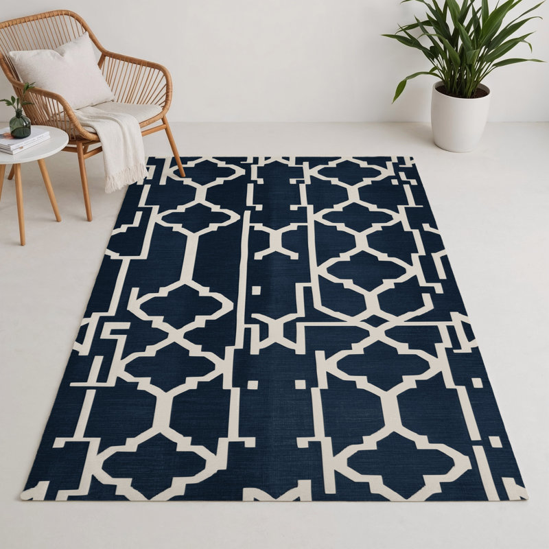 Tapis gris intérieur et extérieur Trellis, Rectangle 5 pi x 7 pi