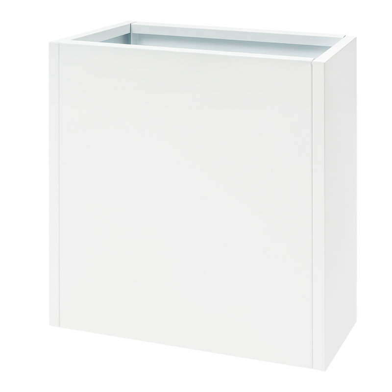 Metal Planter Box, White