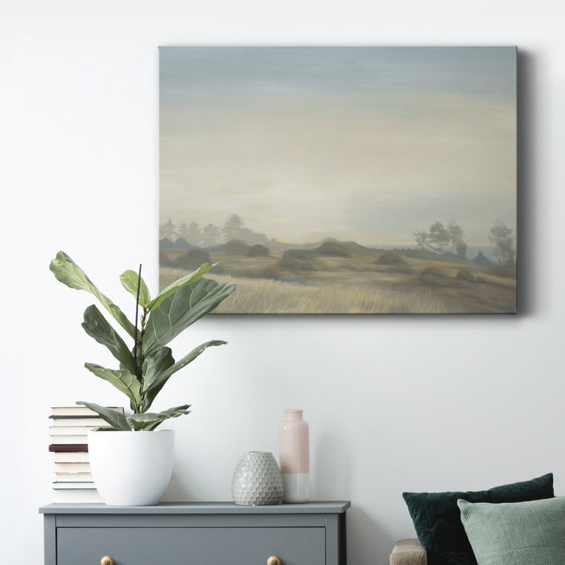 Vagues de grain - Toile tendue avec châssis, H 12 po x l 18 po