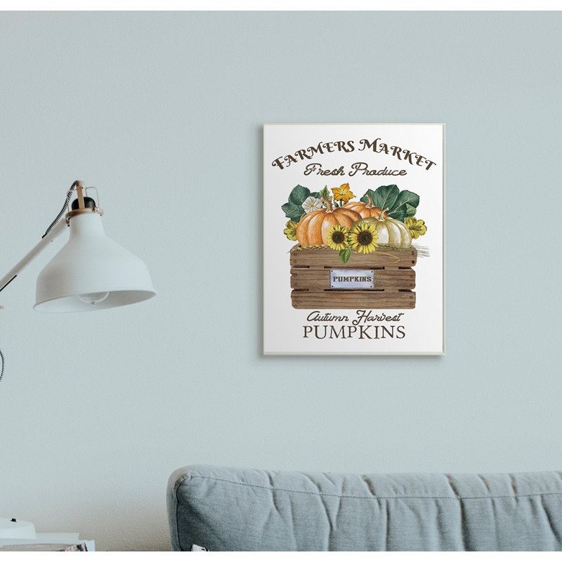 Reproduction d’art, "l’automne moisson charmante" par Deborah Brown, H 19 po x l 13 po x P 0,5 po, Plaque murale