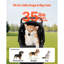 Poussette pour chien pliable pour animaux 3 roues avec frein jusqu'à 35 lb