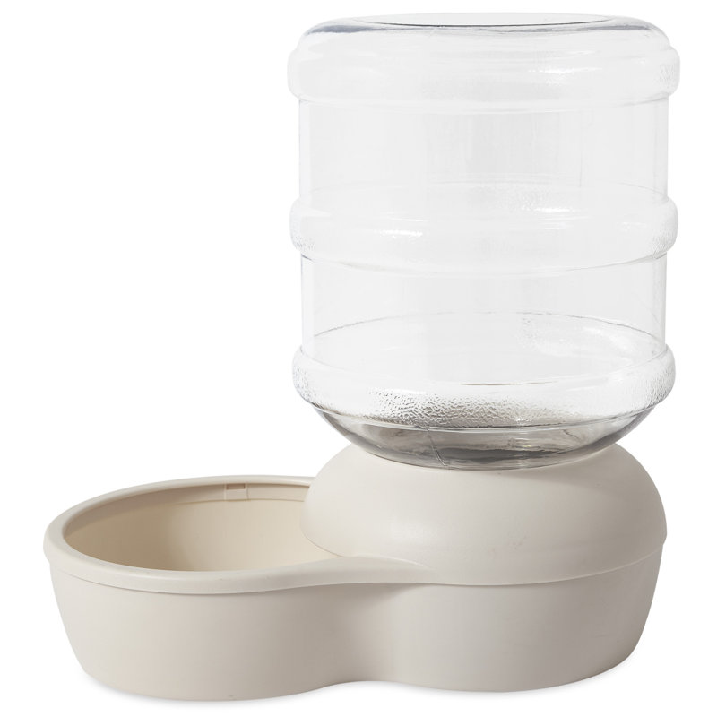 Mangeoire à eau automatique lebistro gravity, Petit (64 oz de liquide), Lin blanchi