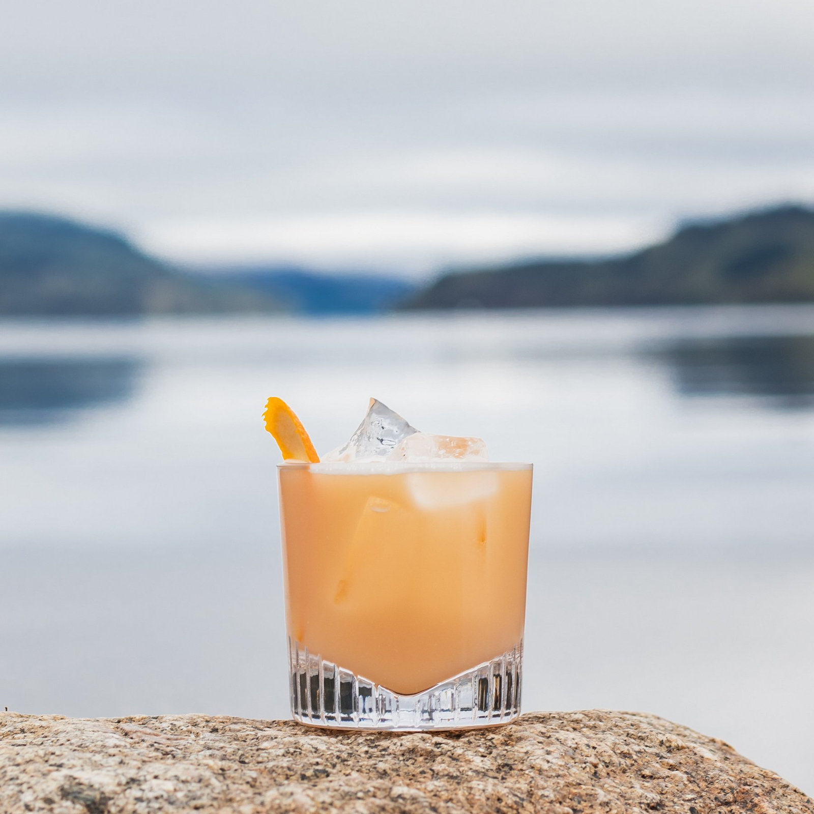 Caldera Ribbed Crystal Whiskey Glass